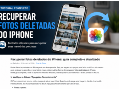 recuperar fotos apagadas do iphone