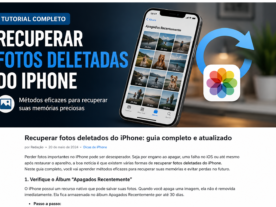 recuperar fotos apagadas do iphone
